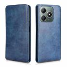 For Realme Note 60 4G / C63 4G / C61 4G Magnetic Vertical Flip Leather Phone Case(Blue) - 2