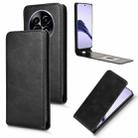 For Realme 13 Pro 5G / 13 Pro+ 5G Magnetic Vertical Flip Leather Phone Case(Black) - 1