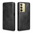 For Realme C75 4G Magnetic Vertical Flip Leather Phone Case(Black) - 2