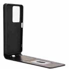 For Realme C75 4G Magnetic Vertical Flip Leather Phone Case(Black) - 3