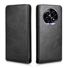 For Realme 14 Pro Lite / 13 Pro Global Magnetic Vertical Flip Leather Phone Case(Black) - 2