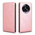 For Realme 14 Pro Lite / 13 Pro Global Magnetic Vertical Flip Leather Phone Case(Rose Gold) - 2