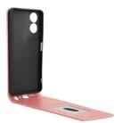 For TCL 505 4G Magnetic Vertical Flip Leather Phone Case(Rose Gold) - 3