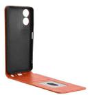 For TCL 505 4G Magnetic Vertical Flip Leather Phone Case(Brown) - 3