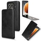 For Tecno Camon 30S 4G / Camon 30S Pro 4G Magnetic Vertical Flip Leather Phone Case(Black) - 1