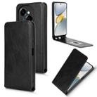 For Tecno Spark Go 1 / Pop 9 4G Magnetic Vertical Flip Leather Phone Case(Black) - 1