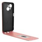 For Tecno Spark Go 1 / Pop 9 4G Magnetic Vertical Flip Leather Phone Case(Rose Gold) - 3