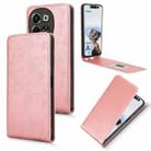 For Tecno Pova 6 Neo 5G / Spark 30 5G Magnetic Vertical Flip Leather Phone Case(Rose Gold) - 1