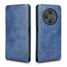 For Tecno Spark 30C Magnetic Vertical Flip Leather Phone Case(Blue) - 2