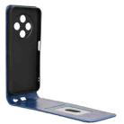 For Tecno Spark 30C Magnetic Vertical Flip Leather Phone Case(Blue) - 3