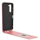 For Fujitsu Arrows F-51E We2 Plus Magnetic Vertical Flip Leather Phone Case(Rose Gold) - 3