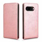 For Google Pixel 9a Magnetic Vertical Flip Leather Phone Case(Rose Gold) - 2