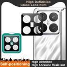 For Xiaomi 15 Pro imak Black Version HD Glass Rear Camera Lens Film, Self-positioning Version - 3
