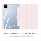For Xiaomi Pad 7 / 7 Pro DUX DUCIS TOBY Series Antiskid Leather Tablet Case with Sleep / Wake-up Function(Pink) - 2