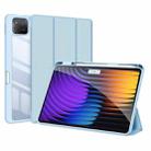 For Xiaomi Pad 7 / 7 Pro DUX DUCIS TOBY Series Antiskid Leather Tablet Case with Sleep / Wake-up Function(Blue) - 1