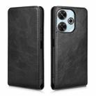 For Redmi 13 4G / Note 13R 5G Magnetic Vertical Flip Leather Phone Case(Black) - 2