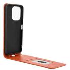For Redmi 13 4G / Note 13R 5G Magnetic Vertical Flip Leather Phone Case(Brown) - 3