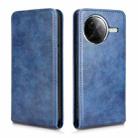 For Redmi K80 5G / K80 Pro Magnetic Vertical Flip Leather Phone Case(Blue) - 2