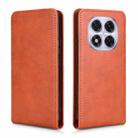 For Redmi Note 14 Pro 5G / Note 14 Pro+ Magnetic Vertical Flip Leather Phone Case(Brown) - 2