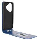 For Huawei Pura 70 5G Magnetic Vertical Flip Leather Phone Case(Blue) - 3