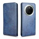 For Huawei Mate 70 Magnetic Vertical Flip Leather Phone Case(Blue) - 2