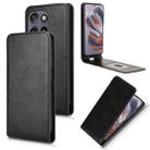 For Motorola Moto S50 5G / Edge 50 Neo 5G Magnetic Vertical Flip Leather Phone Case(Black) - 1