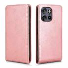 For Motorola Moto S50 5G / Edge 50 Neo 5G Magnetic Vertical Flip Leather Phone Case(Rose Gold) - 2