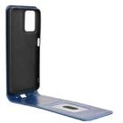 For Motorola Moto G04 / G24 / G24 Power Magnetic Vertical Flip Leather Phone Case(Blue) - 3