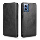 For Motorola Moto G34 5G / G45 5G Magnetic Vertical Flip Leather Phone Case(Black) - 2