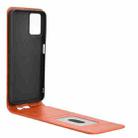 For Motorola Moto G34 5G / G45 5G Magnetic Vertical Flip Leather Phone Case(Brown) - 3