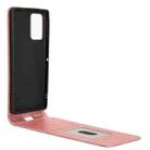 For Motorola Edge 50 Fusion 5G Magnetic Vertical Flip Leather Phone Case(Rose Gold) - 3