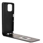 For Motorola Moto G75 5G Magnetic Vertical Flip Leather Phone Case(Black) - 3