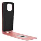 For Motorola Edge 50 Pro 5G Magnetic Vertical Flip Leather Phone Case(Rose Gold) - 3