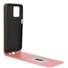 For Motorola Moto G54 5G Magnetic Vertical Flip Leather Phone Case(Rose Gold) - 3