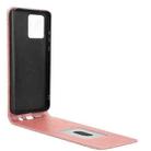 For Motorola Moto G84 5G Magnetic Vertical Flip Leather Phone Case(Rose Gold) - 3