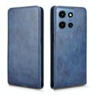 For Motorola Moto G 5G 2025 Magnetic Vertical Flip Leather Phone Case(Blue) - 2