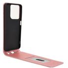For Motorola Moto G 5G 2025 Magnetic Vertical Flip Leather Phone Case(Rose Gold) - 3