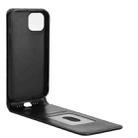 For iPhone 15 Plus Magnetic Vertical Flip Leather Phone Case(Black) - 3