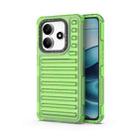 For Redmi Note 14 5G High Transparency TPU Hybrid PC Airbag Phone Case(Transparent Green) - 1