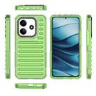 For Redmi Note 14 5G High Transparency TPU Hybrid PC Airbag Phone Case(Transparent Green) - 2