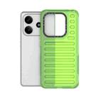 For Redmi Note 14 5G High Transparency TPU Hybrid PC Airbag Phone Case(Transparent Green) - 3
