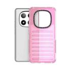For Redmi Note 14 Pro 5G High Transparency TPU Hybrid PC Airbag Phone Case(Pink) - 3