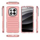 For Redmi Note 14 Pro+ 5G High Transparency TPU Hybrid PC Airbag Phone Case(Peach Red) - 2
