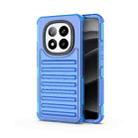 For Redmi Note 14 Pro+ 5G High Transparency TPU Hybrid PC Airbag Phone Case(Transparent Blue) - 1