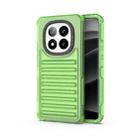 For Redmi Note 14 Pro+ 5G High Transparency TPU Hybrid PC Airbag Phone Case(Transparent Green) - 1