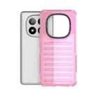 For Redmi Note 14 Pro+ 5G High Transparency TPU Hybrid PC Airbag Phone Case(Pink) - 3