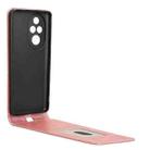 For Honor 200 Pro 5G Magnetic Vertical Flip Leather Phone Case(Rose Gold) - 3