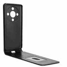 For Honor Magic6 Lite / X9b 5G Magnetic Vertical Flip Leather Phone Case(Black) - 3