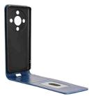 For Honor Magic6 Lite / X9b 5G Magnetic Vertical Flip Leather Phone Case(Blue) - 3