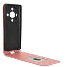 For Honor Magic6 Lite / X9b 5G Magnetic Vertical Flip Leather Phone Case(Rose Gold) - 3